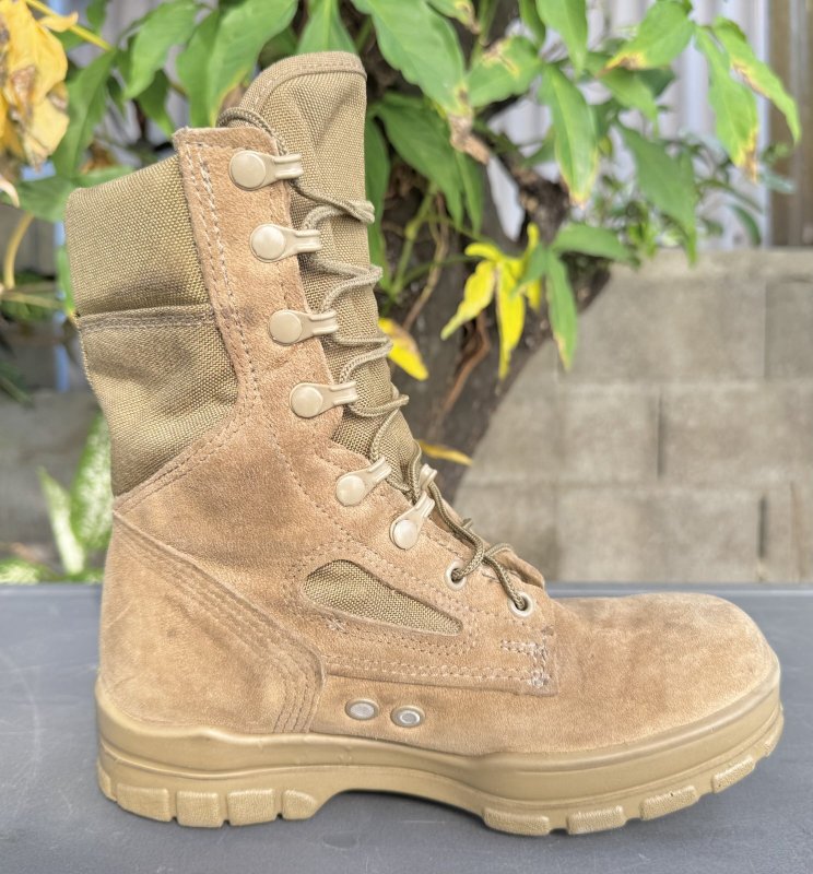 画像5: 米海兵隊実物 BATES デザートマーパットブーツ E57501  (5)