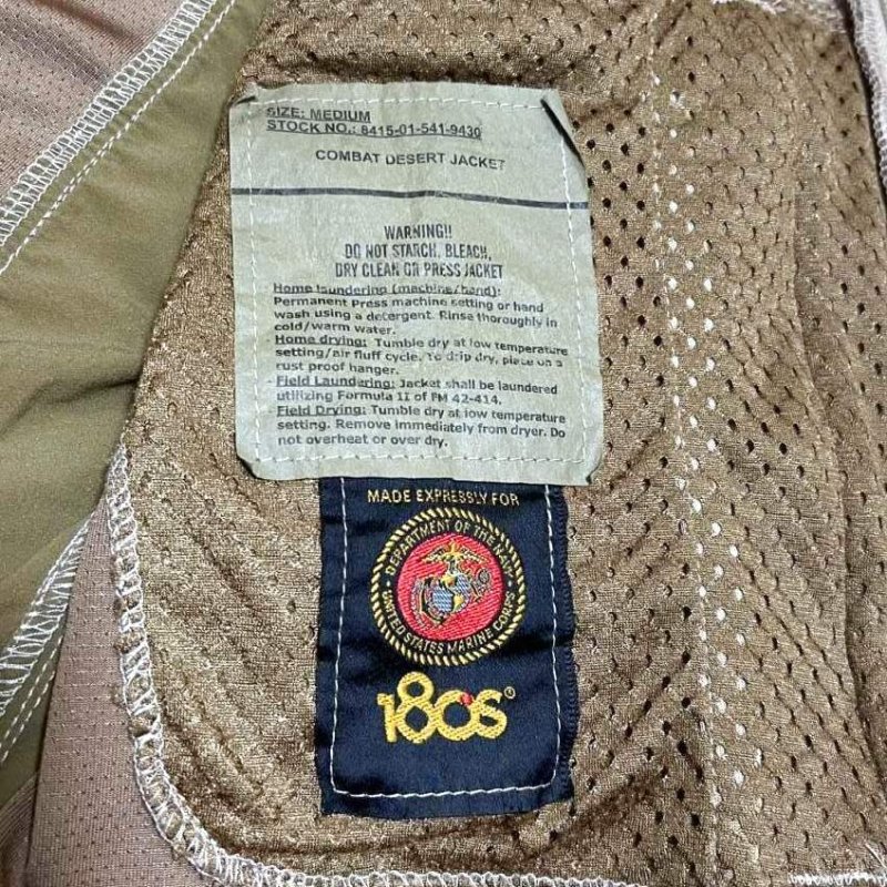 画像7: 米軍実物　USMC COMBAT DESERT JACKET　MEDIUM (7)