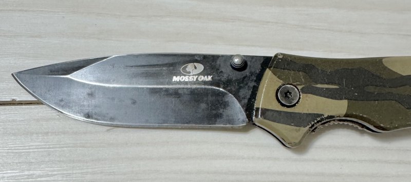 画像2: 海兵隊放出品 MOSSY OAK フォールディング アウトドア ナイフ (2)