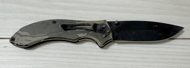 画像3: 海兵隊放出品 MOSSY OAK フォールディング アウトドア ナイフ (3)