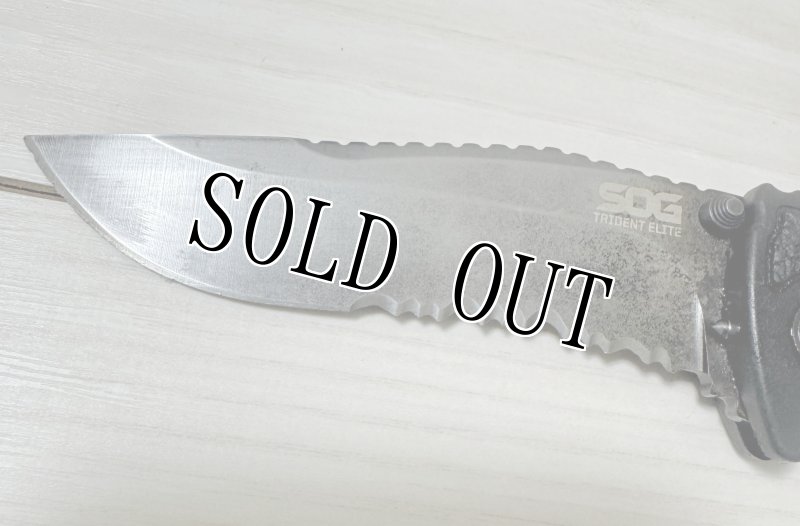 画像2: 米軍放出品  SOG Trident Elite   タクティカル ナイフ (2)