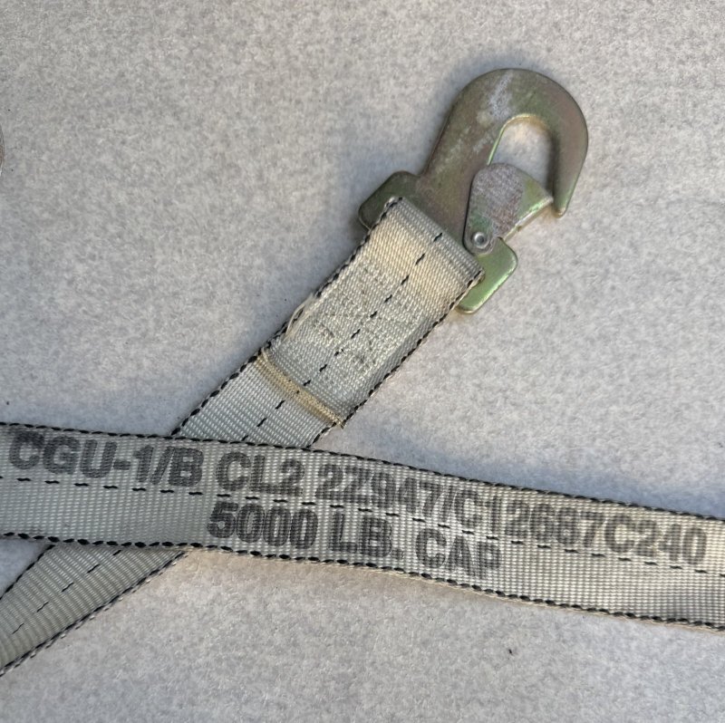 画像5: 米軍放出品 KINEDYNE ラッシングベルト ラチェットストラップ  (5)