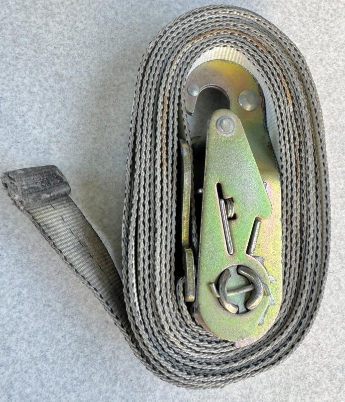 画像7: 米軍放出品 KINEDYNE ラッシングベルト ラチェットストラップ  (7)