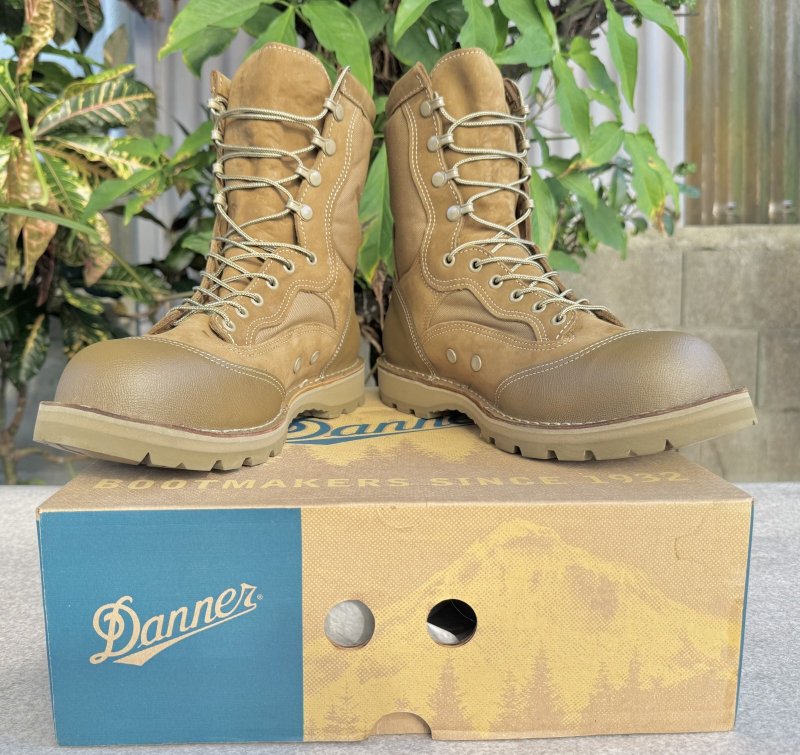 画像1: 海兵隊実物 DANNER USMC RAT 8" MOJAVE HOT 15610X 10.5R (1)