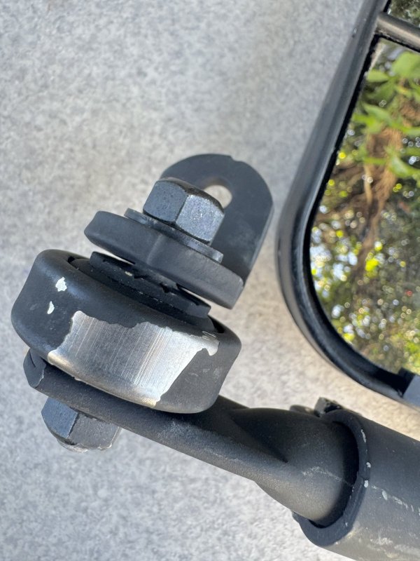 画像3: 米軍実物 ハンヴィー ハマー サイド ミラー Left　右　ブラック (3)