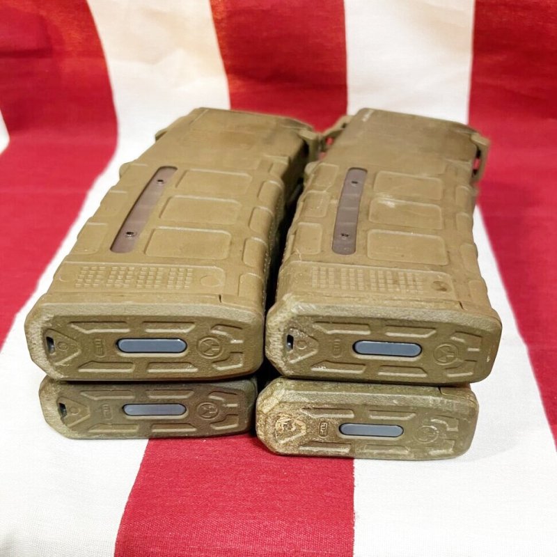画像3: 米軍実物 MAGPUL PMAG 30 GEN M3 AR-15/M4/M16 30連マガジン   WINDOW 両窓 30rd マグ 5.56mm コヨーテタン　4個セット  (3)