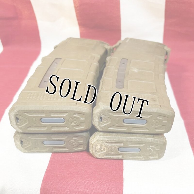 画像3: 米軍実物 MAGPUL PMAG 30 GEN M3 AR-15/M4/M16 30連マガジン   WINDOW 両窓 30rd マグ 5.56mm コヨーテタン　4個セット  (3)