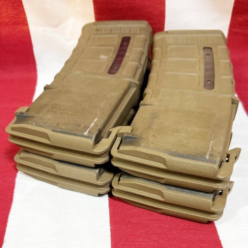 画像4: 米軍実物 MAGPUL PMAG 30 GEN M3 AR-15/M4/M16 30連マガジン   WINDOW 両窓 30rd マグ 5.56mm コヨーテタン　4個セット  (4)