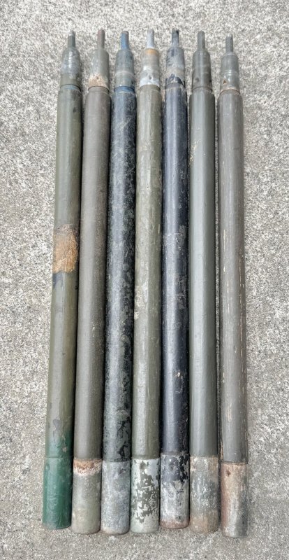 画像2: 米軍実物 ナム戦  シェルターハーフ テント ポール (2)