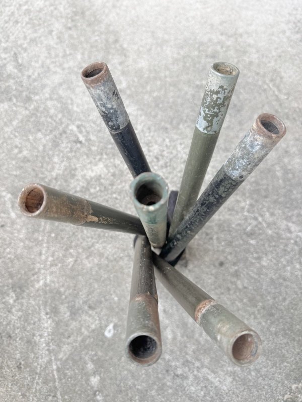 画像4: 米軍実物 ナム戦  シェルターハーフ テント ポール (4)