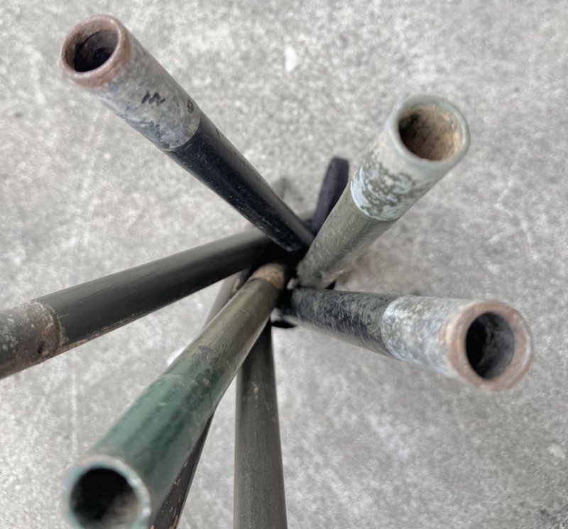 画像5: 米軍実物 ナム戦  シェルターハーフ テント ポール (5)