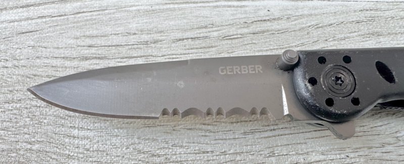 画像2: 米軍放出品 GERBER 折りたたみナイフ EVO Jr. ライナーロック式 (2)