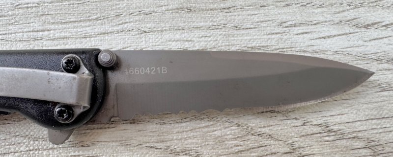 画像5: 米軍放出品 GERBER 折りたたみナイフ EVO Jr. ライナーロック式 (5)