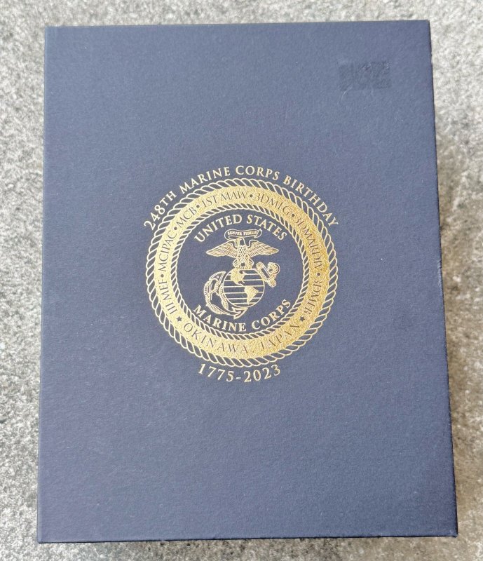 画像7: 米軍実物 U.S.M.C 酒器セット モニュメント 記念品　2023　BIRTHDAY (7)