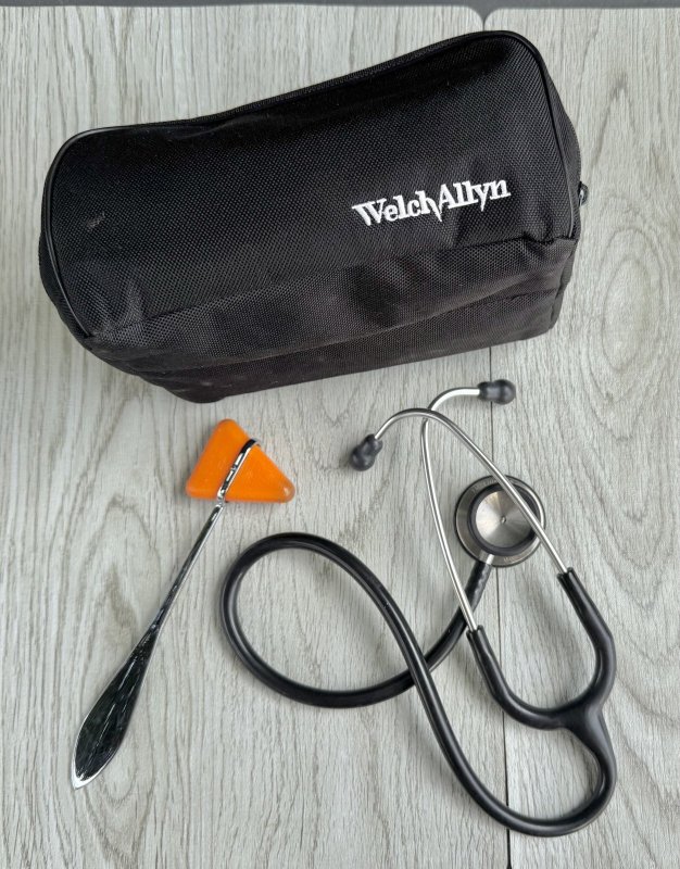 画像1: 米軍実物 3M Littmann Lightweight II S.E. 聴診器 三角形テイラーパーカッション レフハンマー (1)