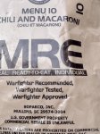 画像2: 米軍実物【SOPAKCO】MREレーション/戦闘食 MENU-12 ポーチ 2024年2月検 (2)