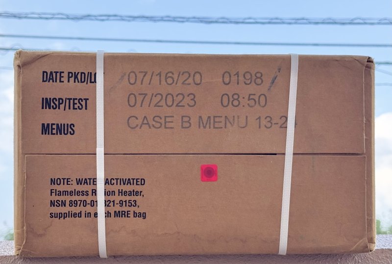 画像3: 米軍実物 2023年7月検【アメリカル】MREレーション/戦闘食 MENU-B (3)