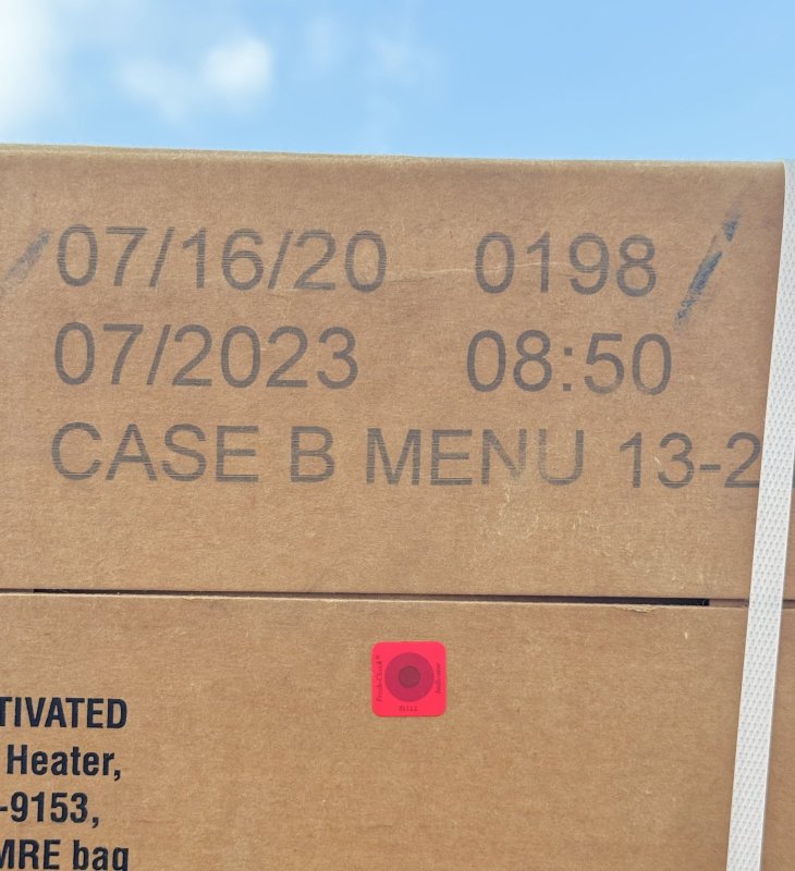 画像6: 米軍実物 2023年7月検【アメリカル】MREレーション/戦闘食 MENU-B (6)