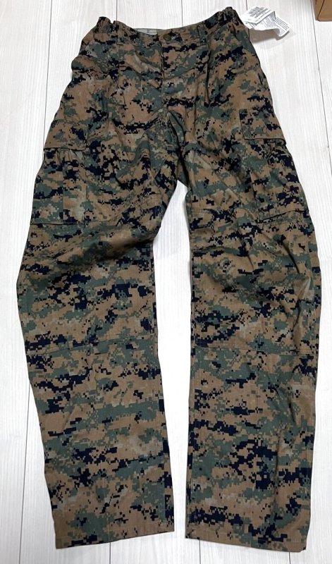 画像1: 海兵隊実物　USMC　ウッドランドマーパットパンツ　SMALL-REGULAR (1)