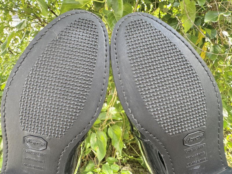 画像11: 米軍実物 CAPPS Enamel Service Shoes エナメル サービス シューズ (11)