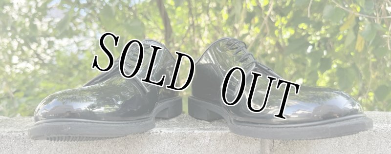 画像1: 米軍実物 CAPPS Enamel Service Shoes エナメル サービス シューズ (1)
