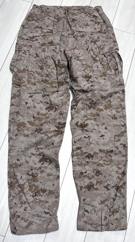 画像2: 米軍実物 USMC デザートマーパットパンツ　MEDIUM-LONG (2)