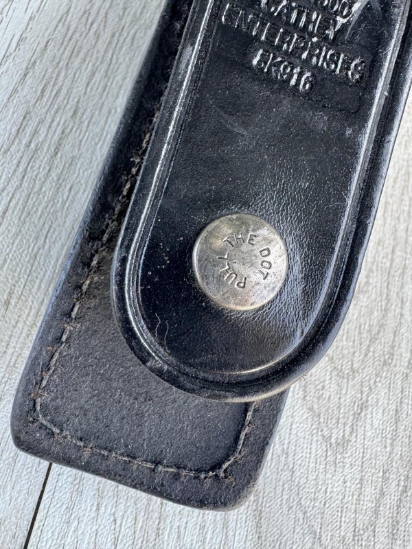 画像6: 米軍実物 9MM マガジン レザー ポーチ　　 (6)