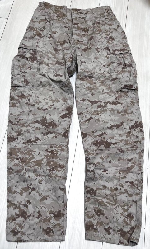 画像1: 米軍実物 USMC デザートマーパットパンツ　MEDIUM-REGULAR (1)