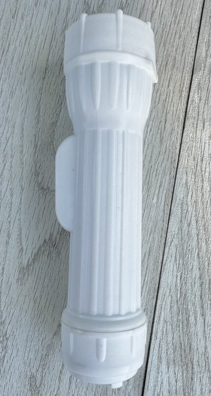 画像2: 米軍実物 Bright Star ホワイト プラスチック フラッシュ ライト (2)