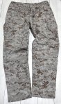 画像1: 米軍実物 USMC デザートマーパットパンツ　LARGE-LONG (1)