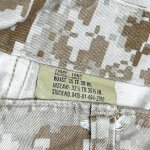 画像6: 米軍実物 USMC デザートマーパットパンツ　LARGE-LONG (6)