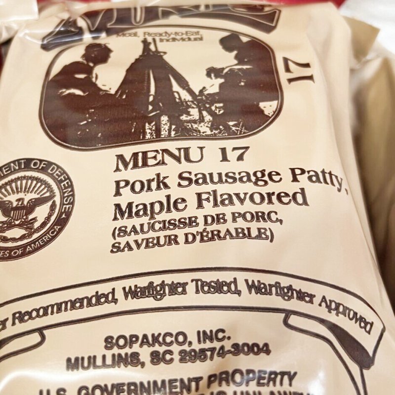 画像3: 米軍実物 2024年検【SOPAKCO】MREレーション/戦闘食 3個セット キャンプ 車中泊 (3)