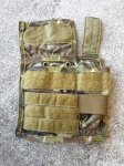 画像2: 米軍実物 EAGLE SOFLCS アドミン ポーチ   W/ FLASHLIGHT HOLDER V.2 マルチカム  (2)