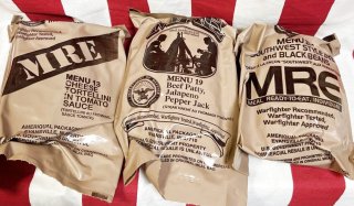米軍実物 2025年検 【アメリカル社】 MREレーション/戦闘食 3個セット