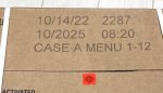 画像2: 米軍実物 2025年10月検【アメリカル】MREレーション非常食/戦闘食 MENU-A (2)