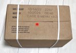 画像1: 米軍実物 2025年10月検【アメリカル】MREレーション非常食/戦闘食 MENU-B (1)