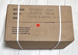 米軍実物 2026年5月検【アメリカル】MREレーション 非常食/戦闘食 MENU