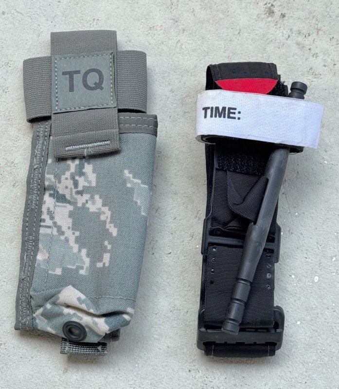 画像1: 米軍実物 ターニケットキャリア C-A-T 止血帯/ポーチABU (1)