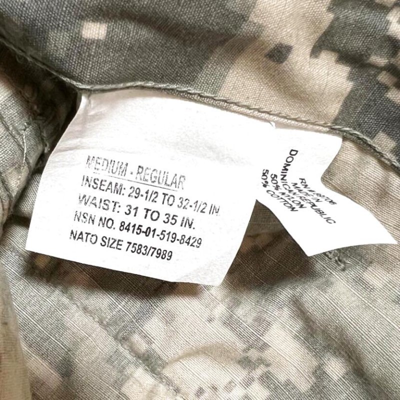 画像4: 米軍放出品 PROPPER US ARMY ACU　パンツ　MEDIUM-REGULAR (4)