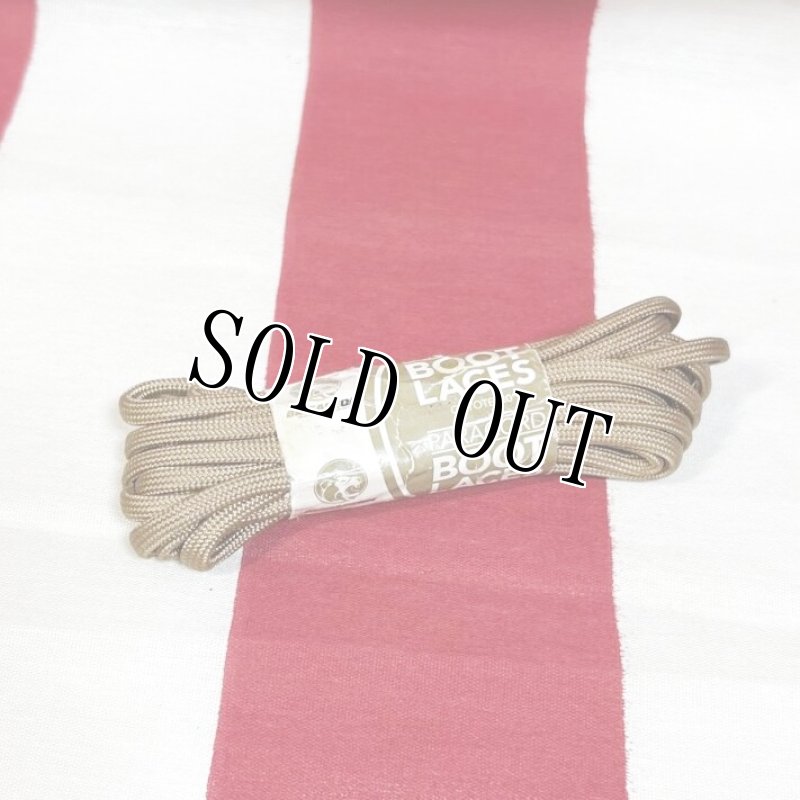 画像1: 米軍放出品  PARA CORD BOOT LACES COYOTE 80 (1)