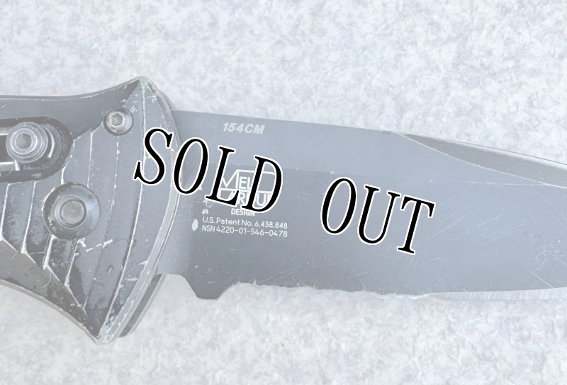 画像2: 米軍実物 USMC Benchmade アウトドア ナイフ 154cm  (2)