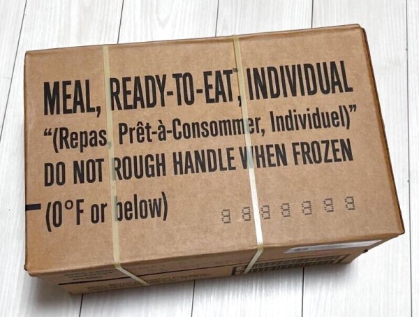 米軍実物 ワーニック社 MREレーション/戦闘食 MENU-B 12個セット2026年