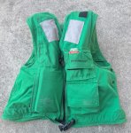 画像4: 米軍放出品,LIFE RESERVER VEST  グリーン　L (4)