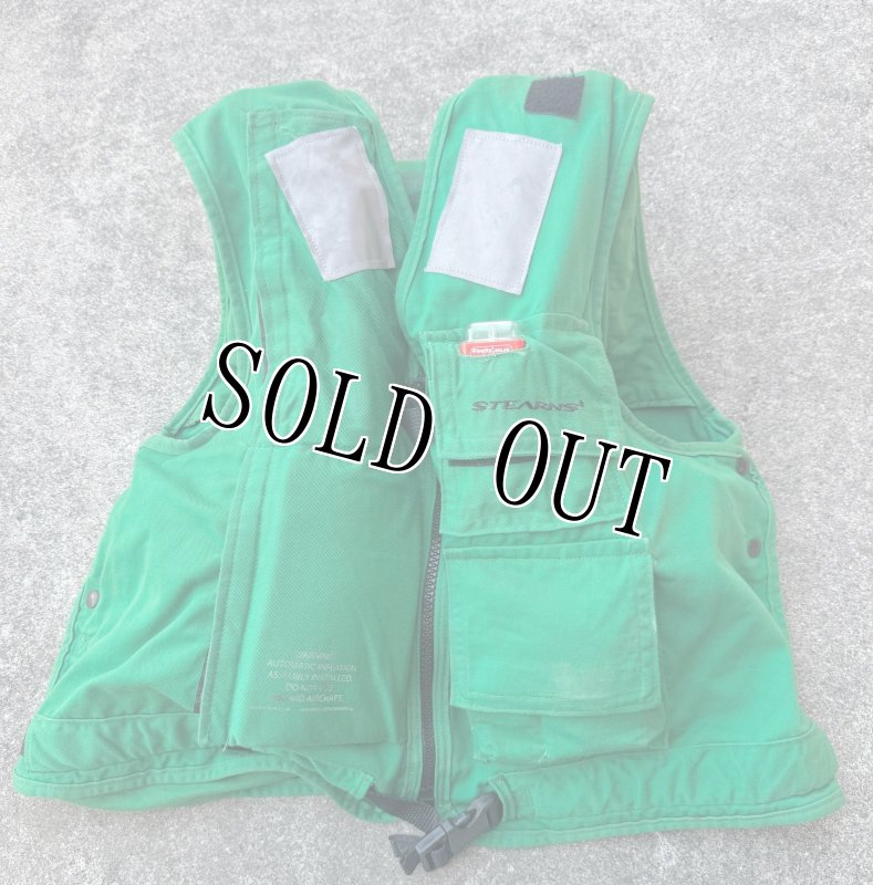 画像4: 米軍放出品,LIFE RESERVER VEST  グリーン　L (4)