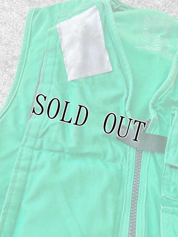 画像6: 米軍放出品,LIFE RESERVER VEST  グリーン　L (6)