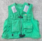 画像3: 米軍放出品,LIFE RESERVER VEST  グリーン　L (3)
