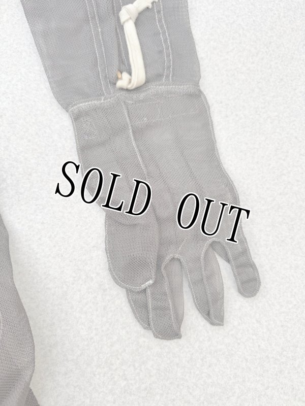 画像17: 米軍実物 ヴィンテージ  マイクロ波放射防護カバーオール  メッシュ SCOVILL GRIPPER ジップ (17)