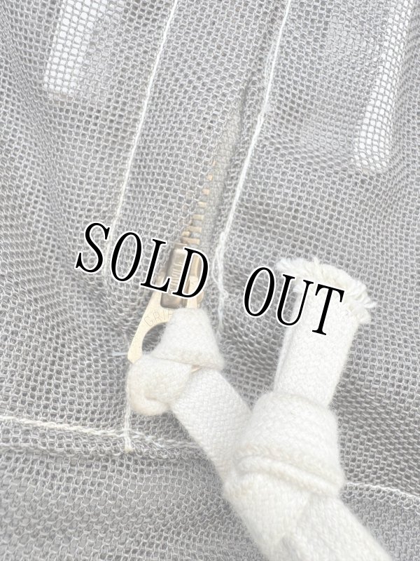 画像16: 米軍実物 ヴィンテージ  マイクロ波放射防護カバーオール  メッシュ SCOVILL GRIPPER ジップ (16)