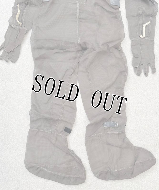 画像3: 米軍実物 ヴィンテージ  マイクロ波放射防護カバーオール  メッシュ SCOVILL GRIPPER ジップ (3)