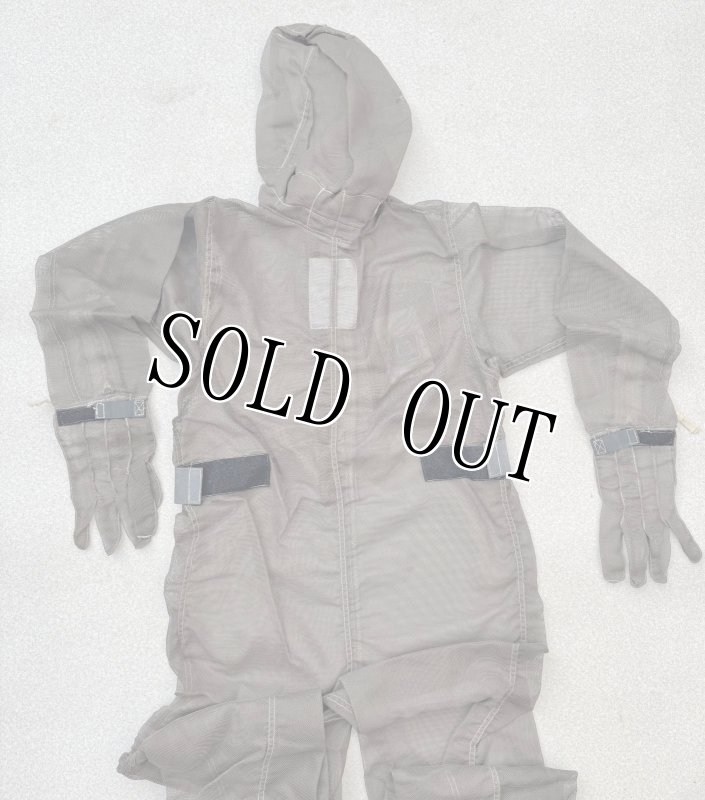 画像5: 米軍実物 ヴィンテージ  マイクロ波放射防護カバーオール  メッシュ SCOVILL GRIPPER ジップ (5)